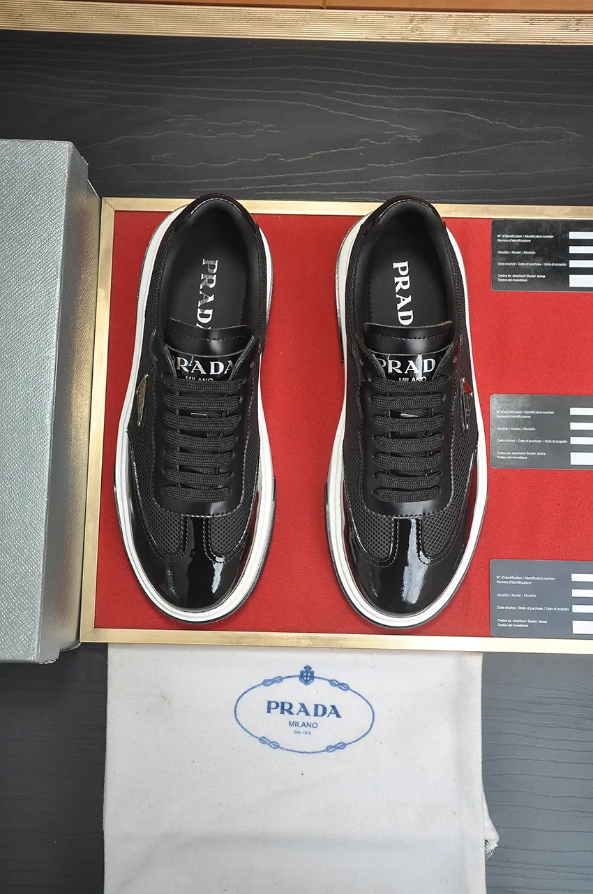 Men's shoes 💰580💶【PRADA】Top original, new season, high quality original goods, top imported calfskin with original imported glue, imported cowhide inside with original cowhide feet, original outsole! Quality guaranteed! Code 38-45 (45 customized)